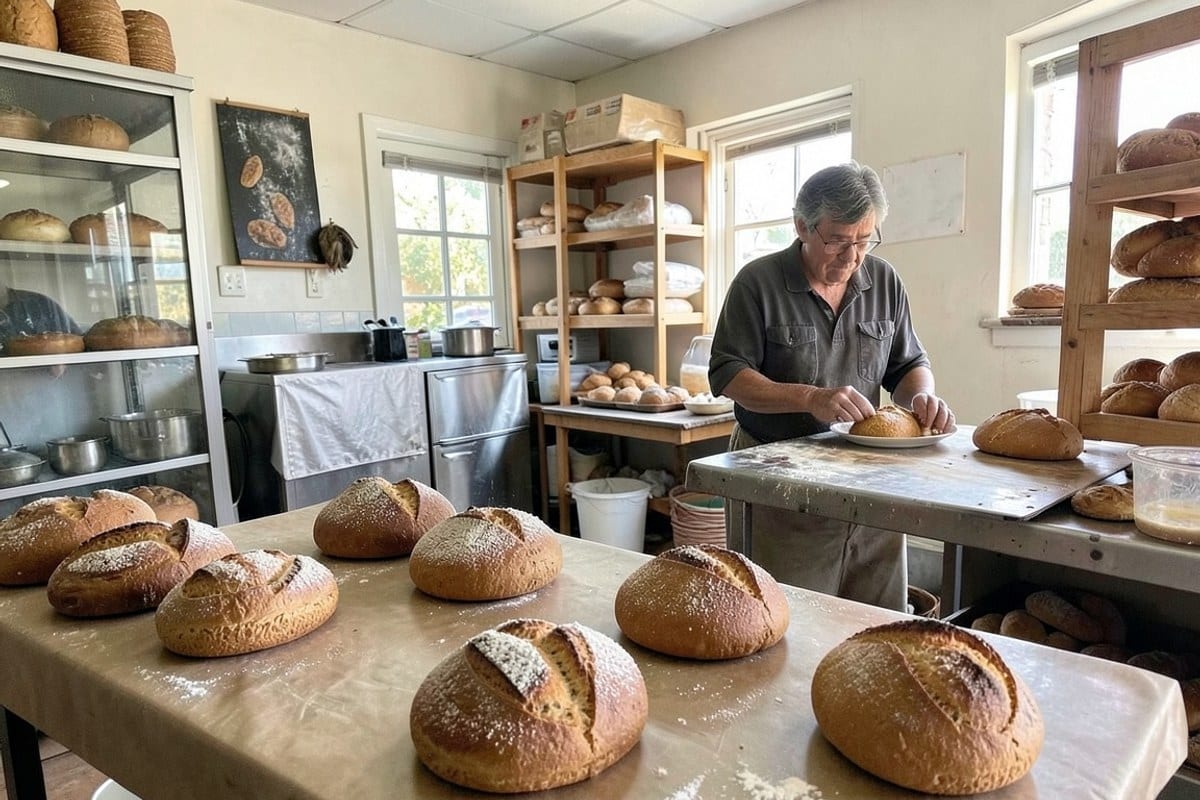 Foto de un trabajo de pan dulce para un cliente local en San Antonio