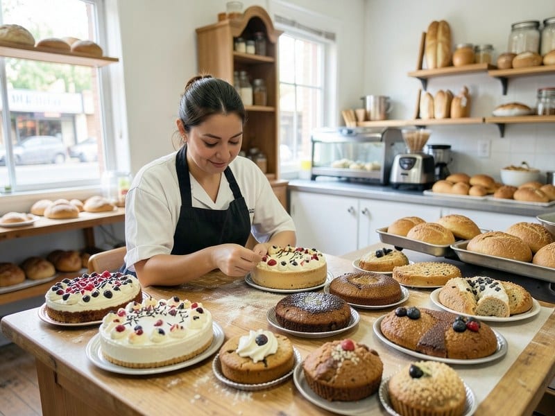 Foto de un trabajo de pasteles para un cliente local en San Antonio