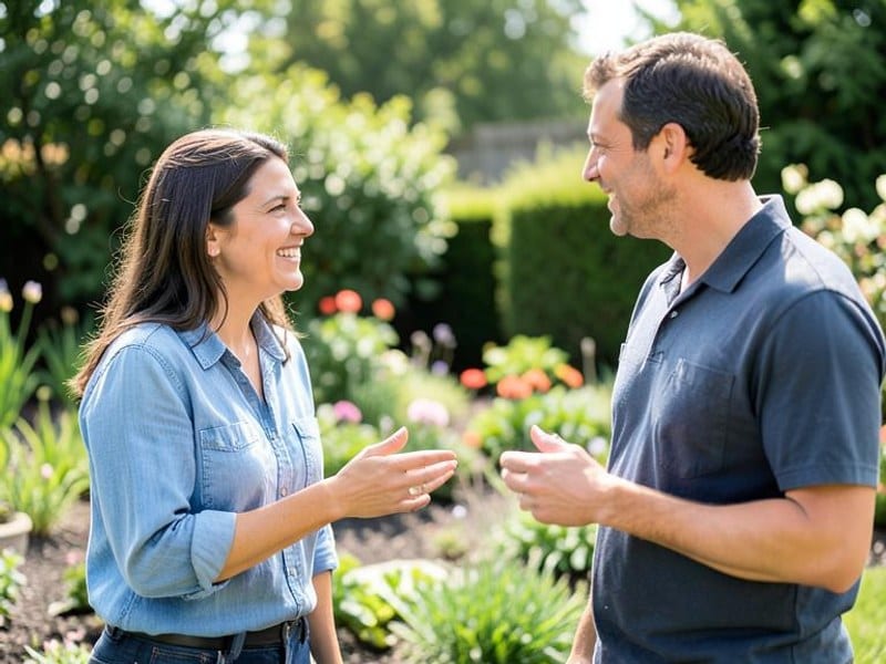 Yard cleanup work thoughtfully carried out in a Tucson residential landscape