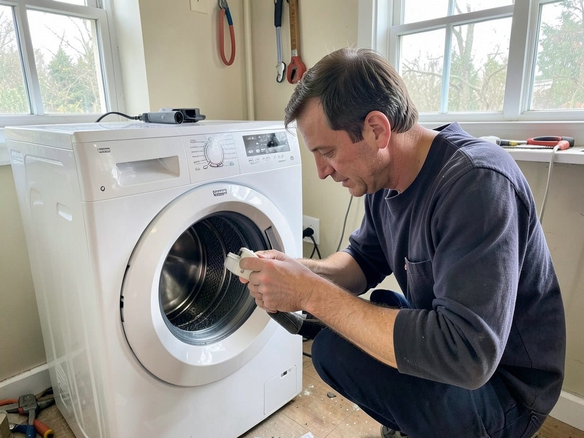 After the work: Washer Repair