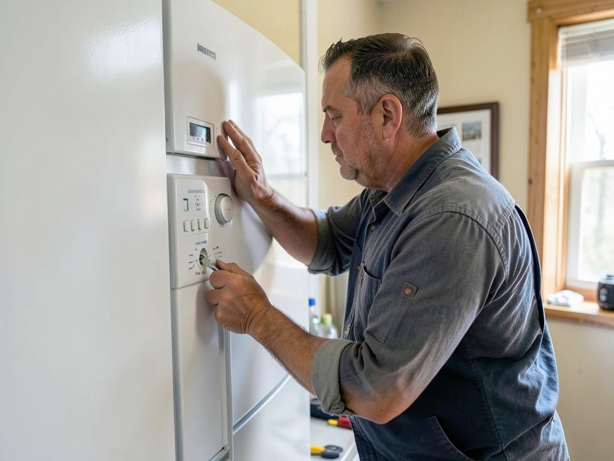 After the work: Refrigerator Repair