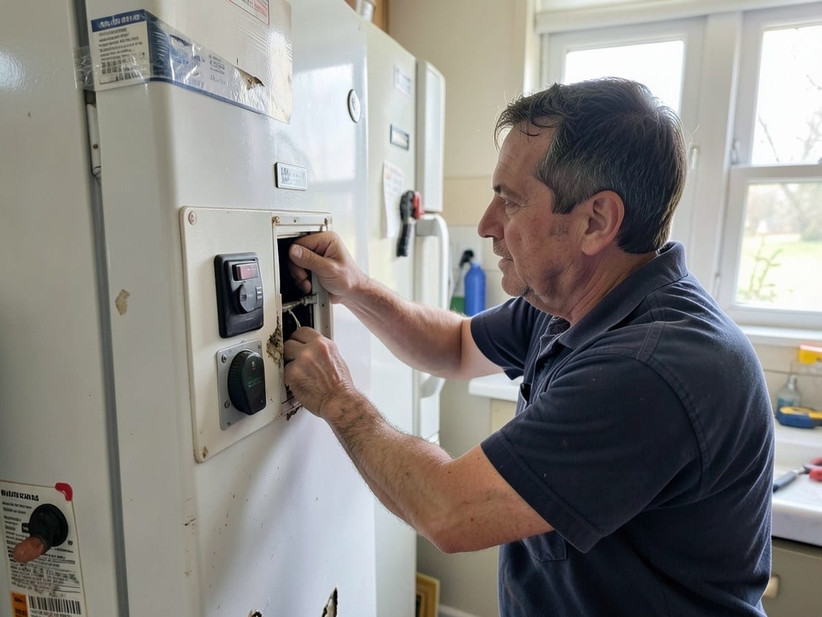 Before the work: Refrigerator Repair
