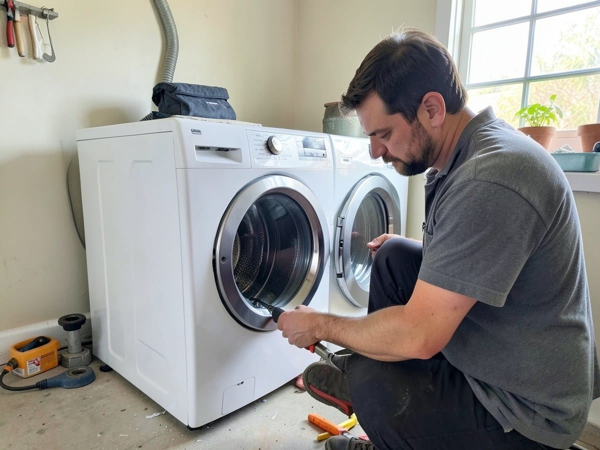 After the work: Washer Repair