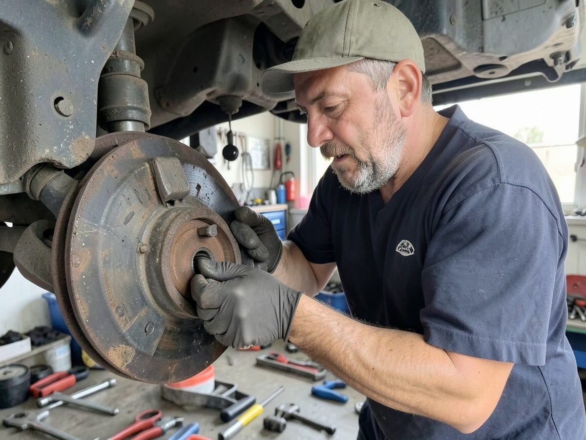 Before the work: Brake Repair
