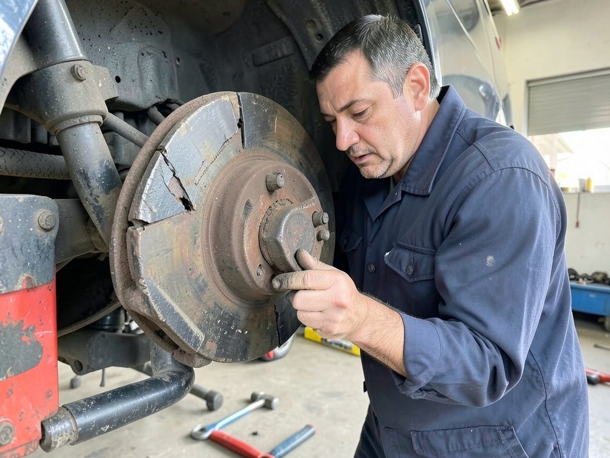 Before the work: Brake Repair