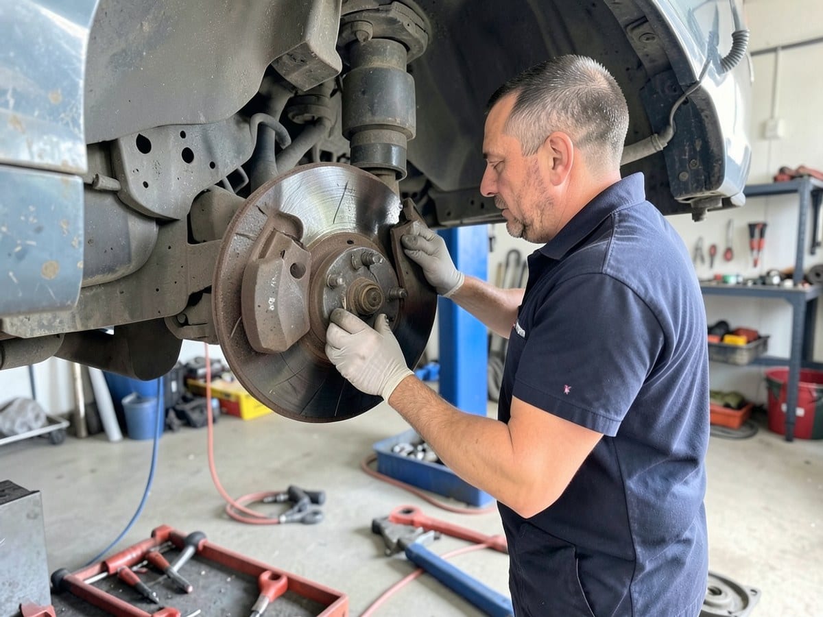 After the work: Brake Repair