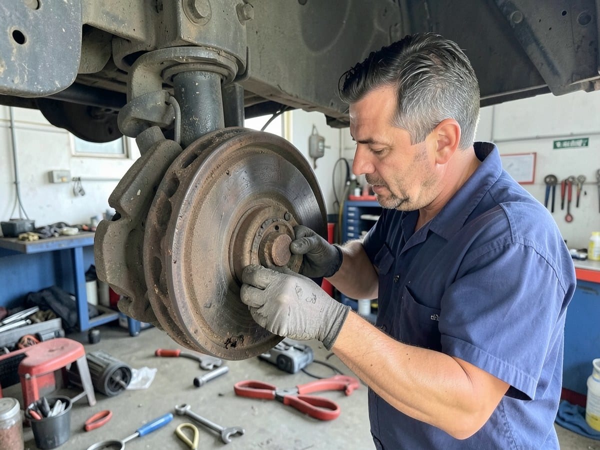 Before the work: Brake Repair