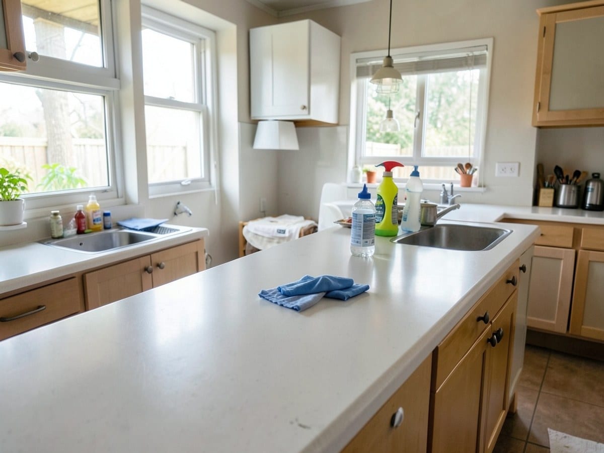 After the work: Recurring House Cleaning