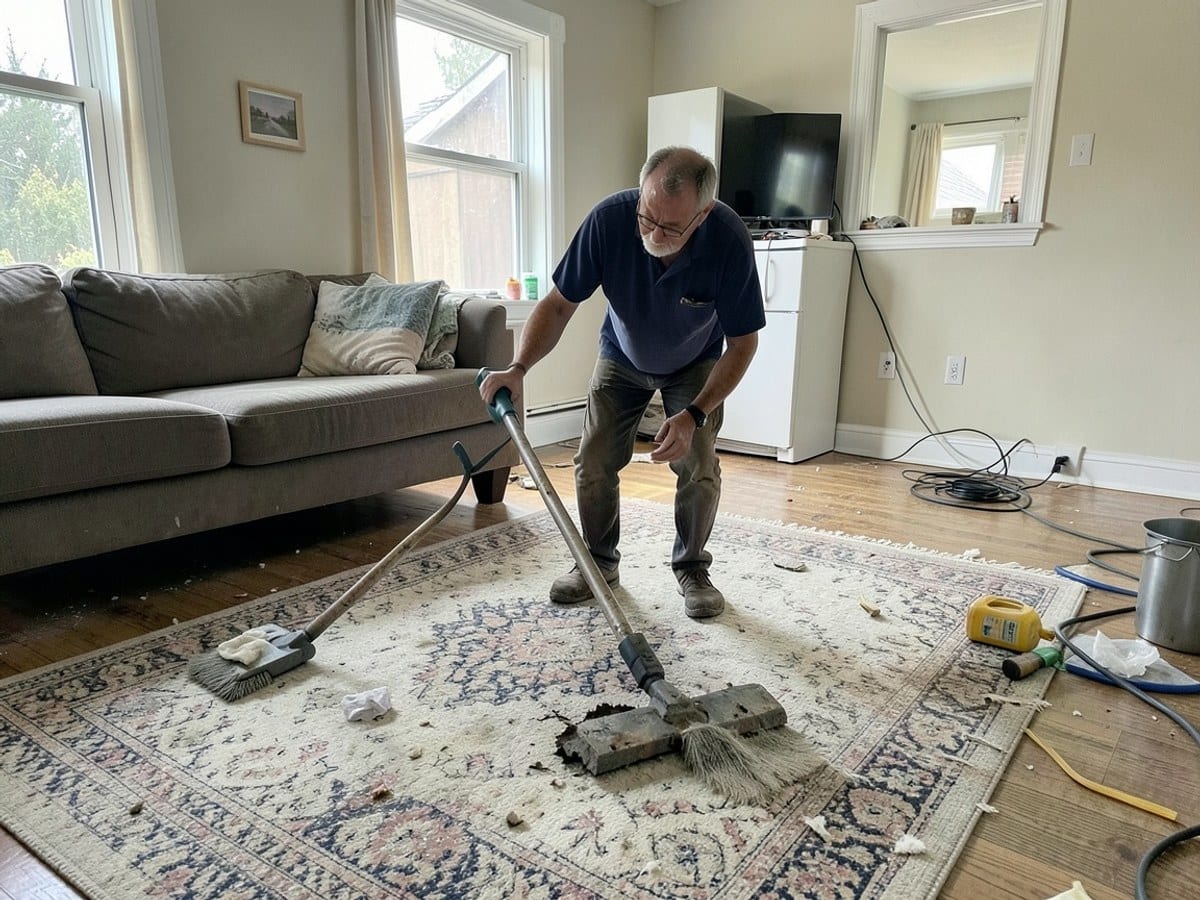 Before the work: Deep House Cleaning