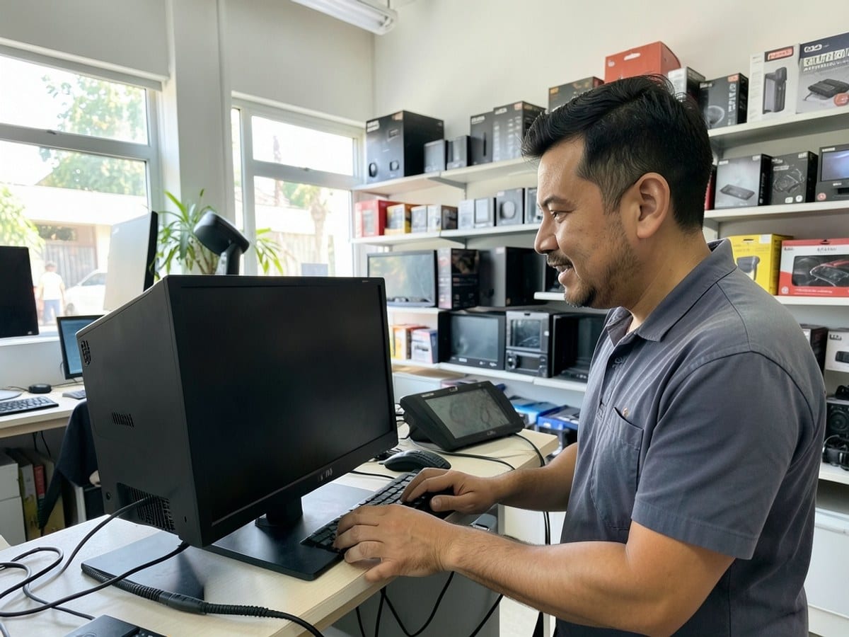 The Sample Computer Repair Co team