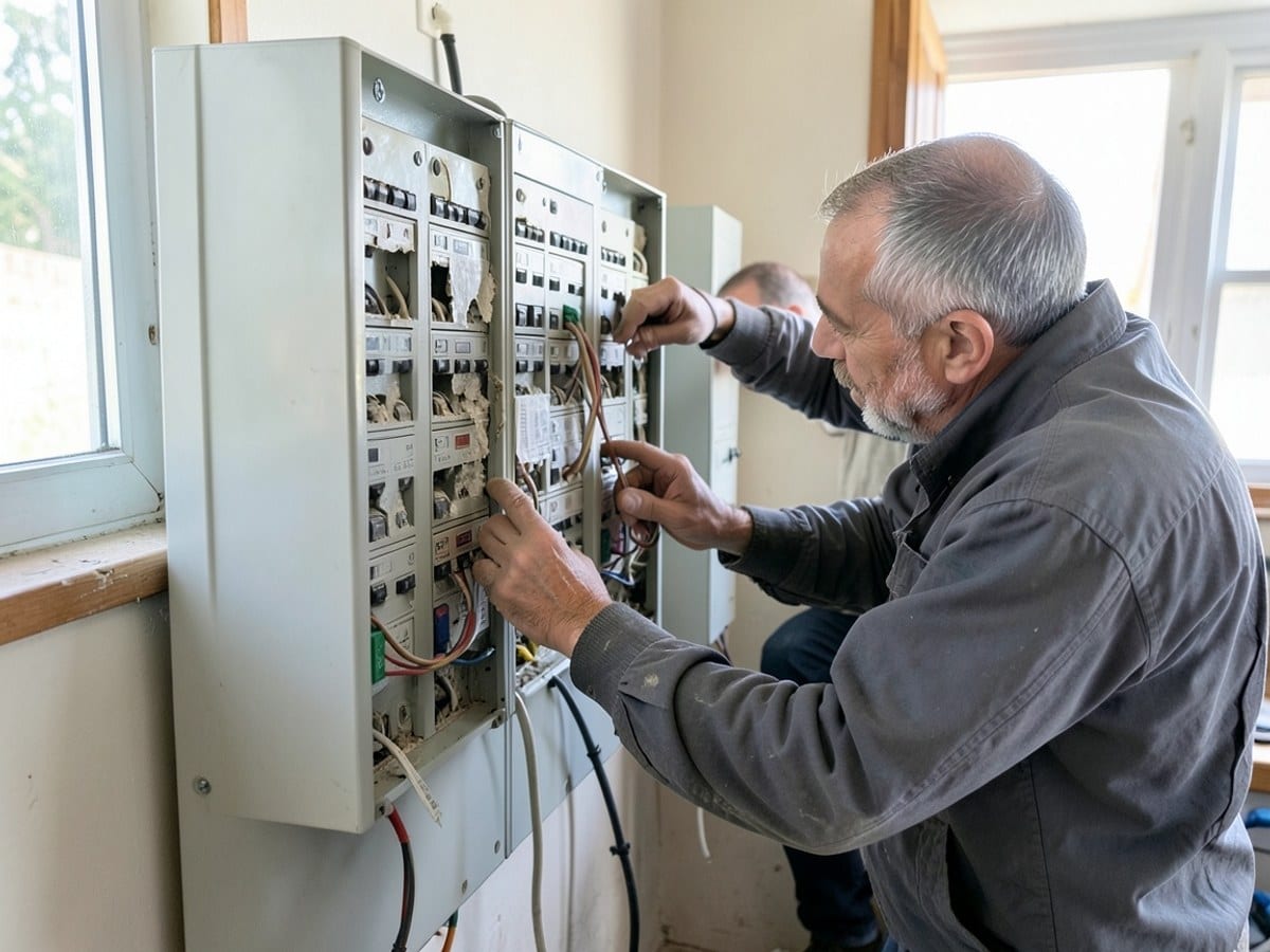Antes del trabajo: Reparaciones eléctricas