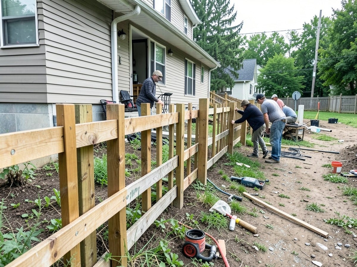 Wood Fence Installation