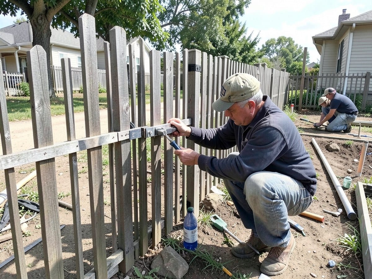 The Sample Fencing Co team