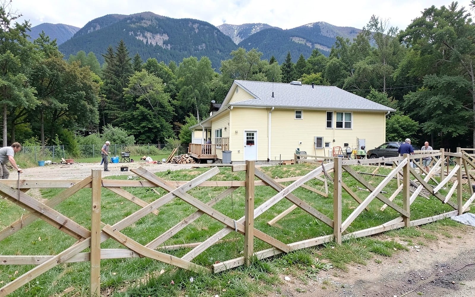 Wood Fence Installation in Riverton