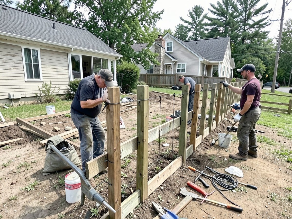 Wood Fence Installation