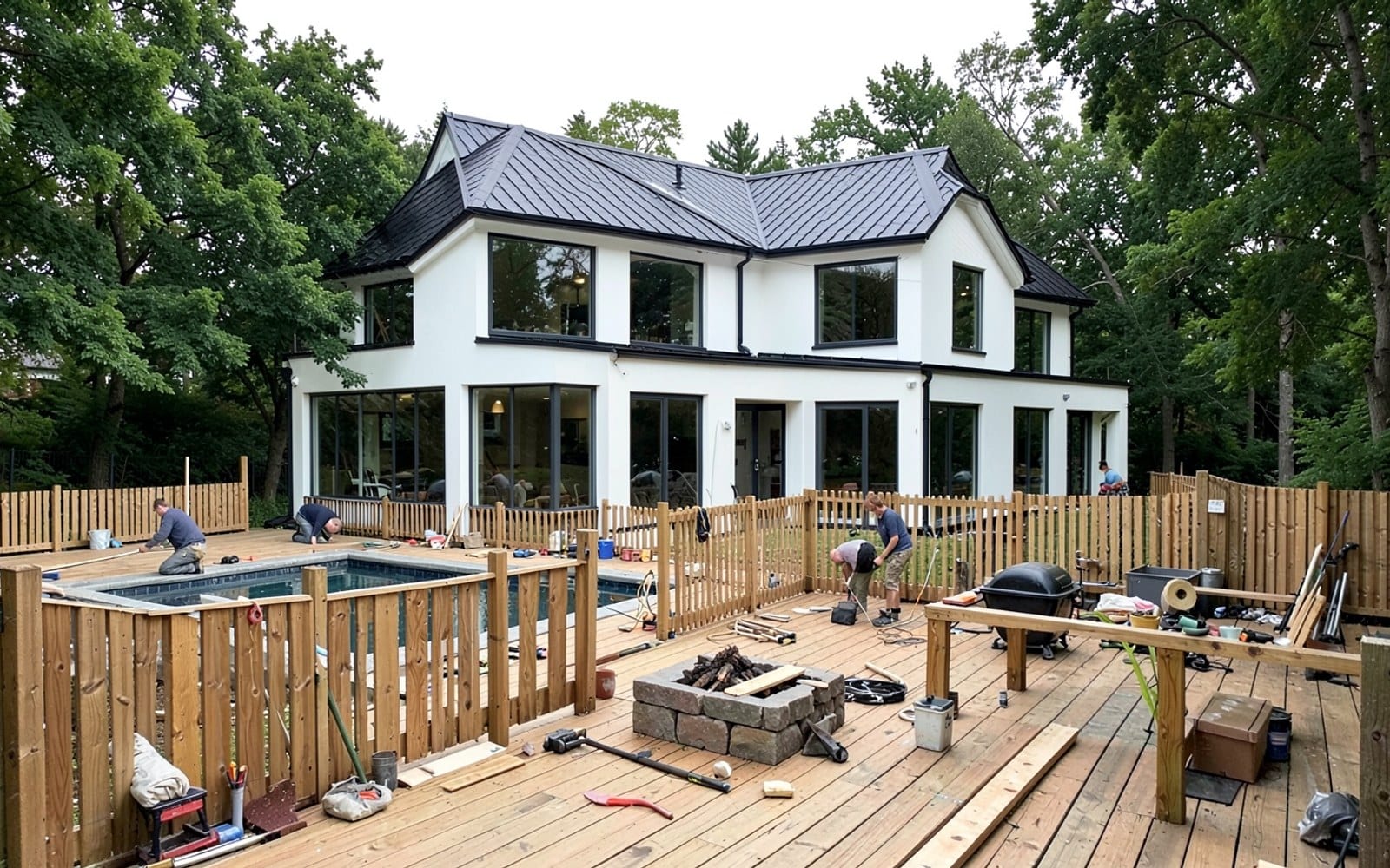 Wood Fence Installation in Riverton
