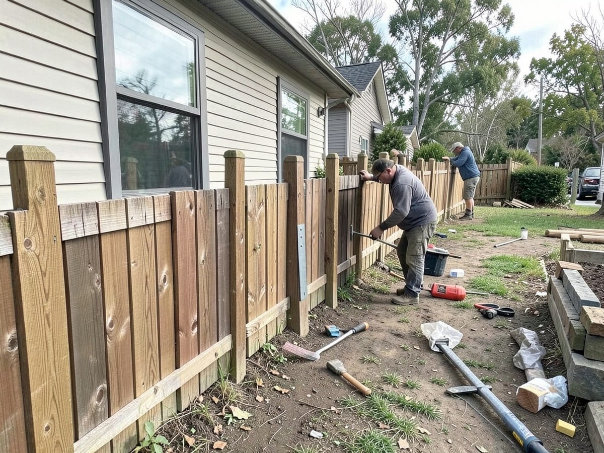 Wood Fence Installation