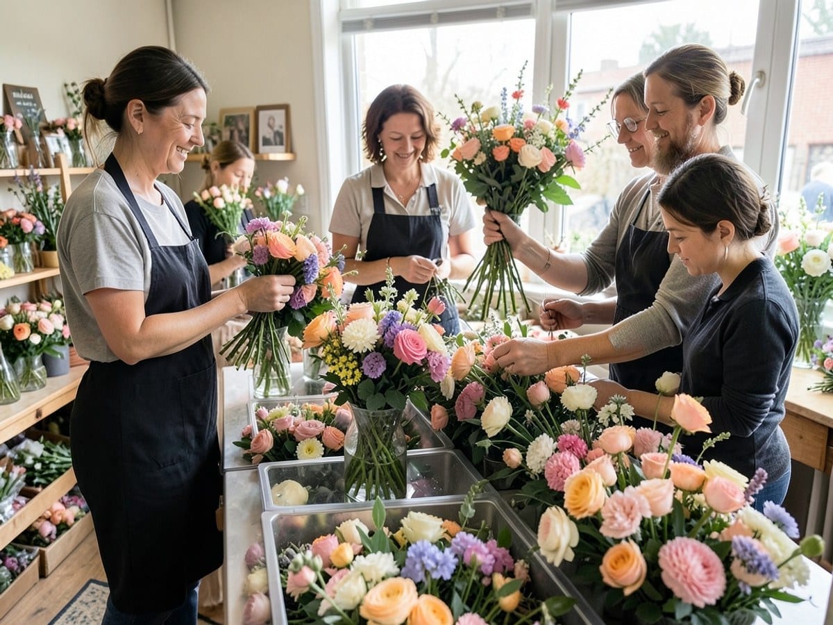 The Sample Florist Co team