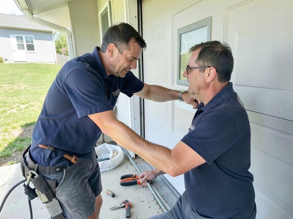 After the work: Door Repair