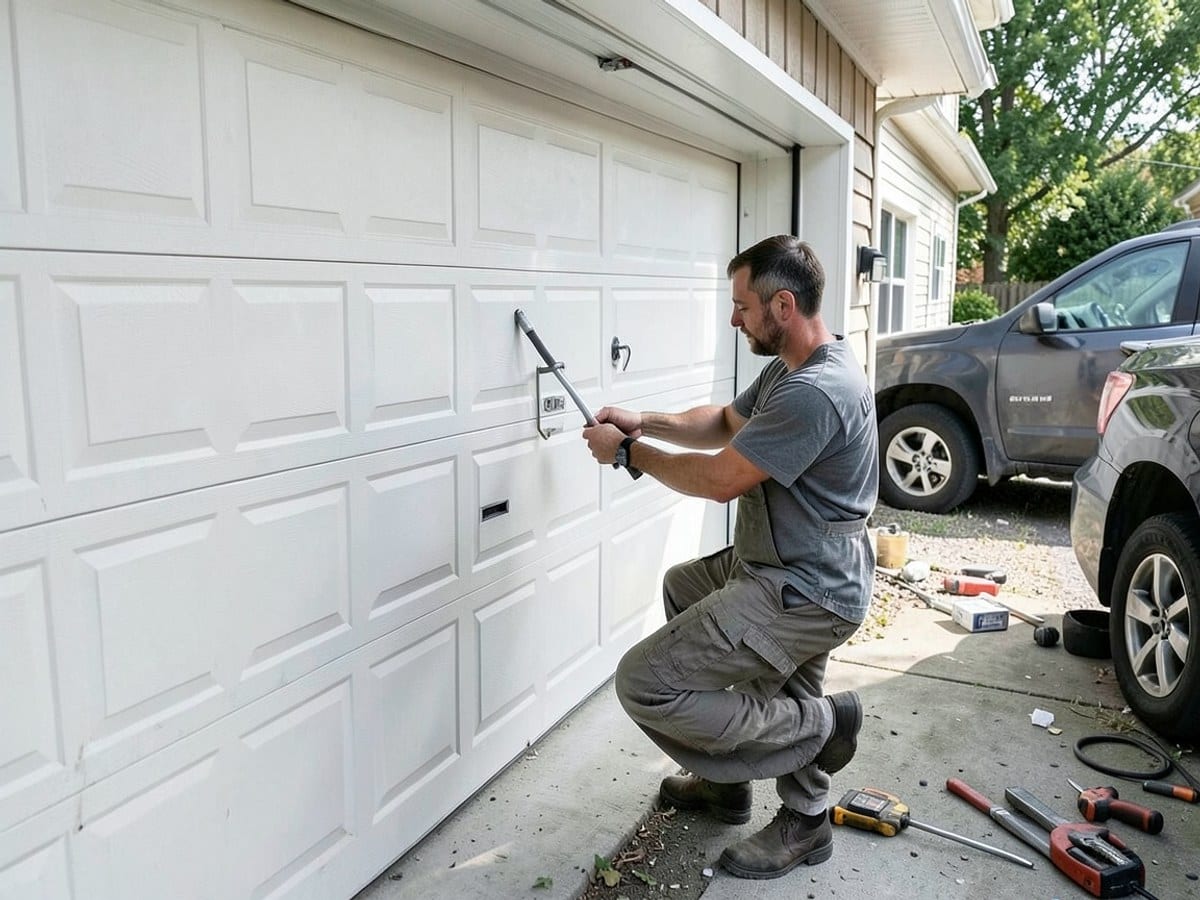 After the work: Door Repair