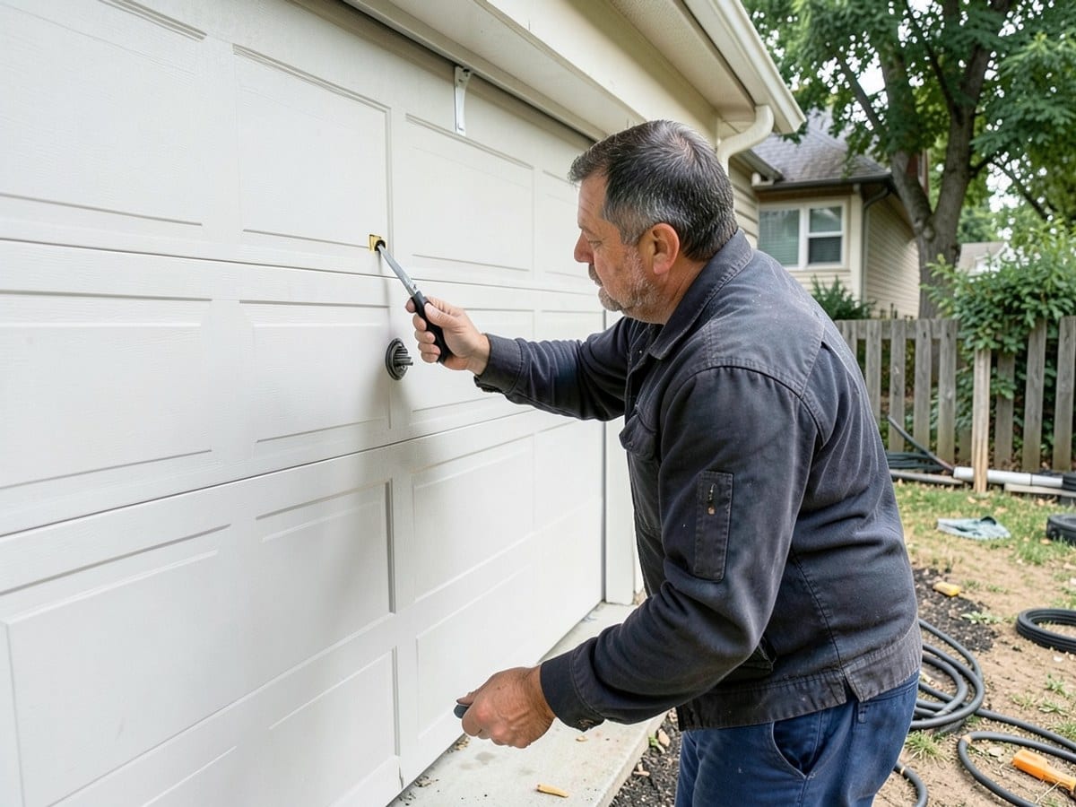 After the work: Door Repair