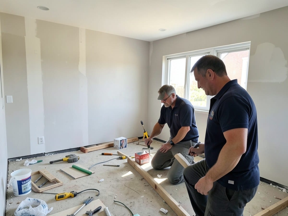 After the work: Bathroom Remodeling