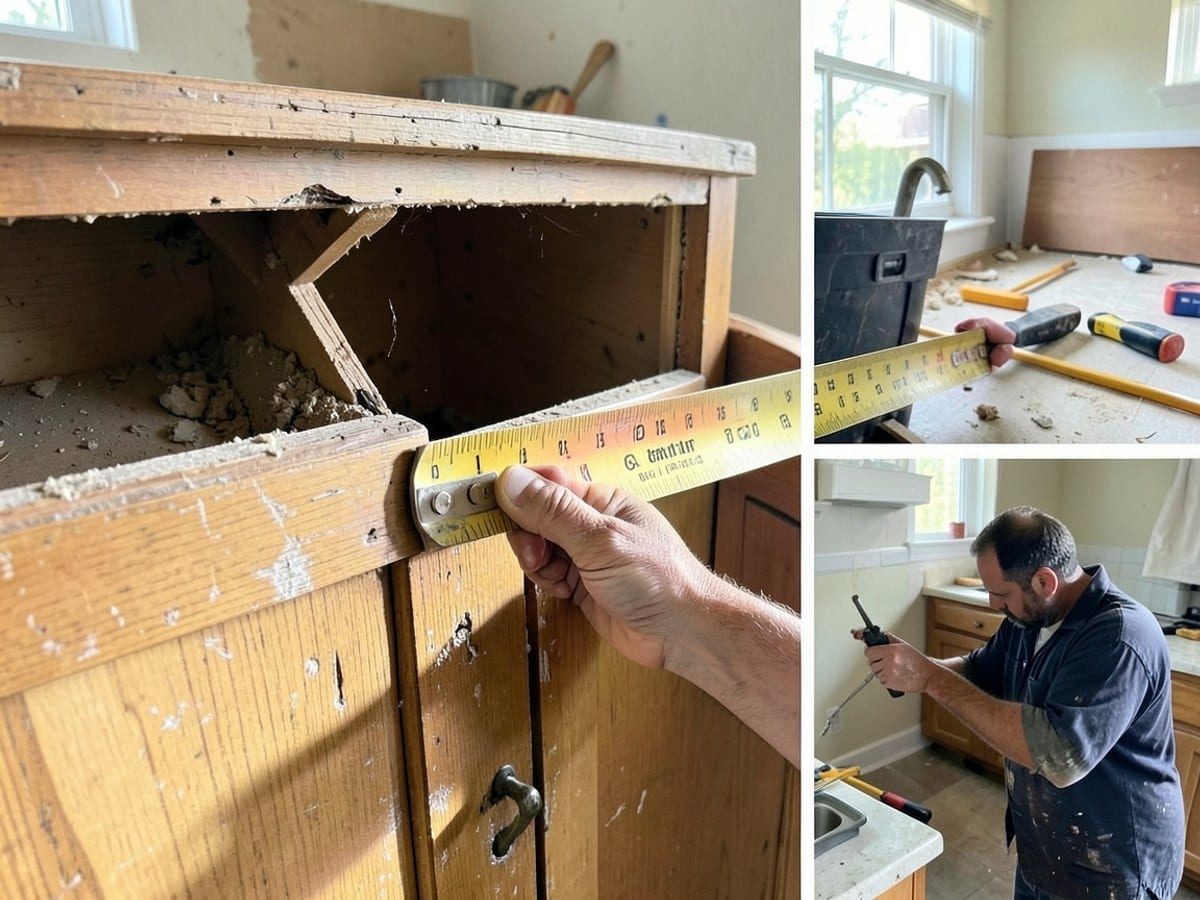 Before the work: Kitchen Remodeling