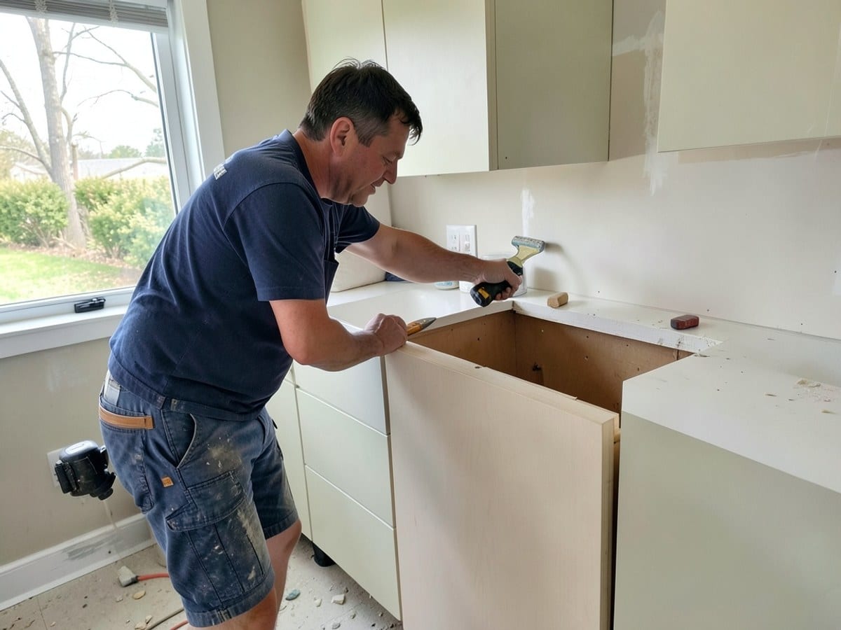 After the work: Kitchen Remodeling