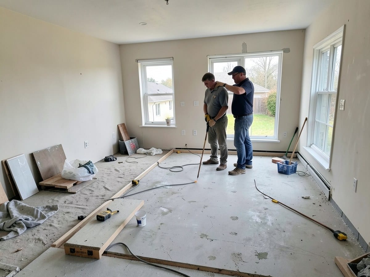 After the work: Bathroom Remodeling