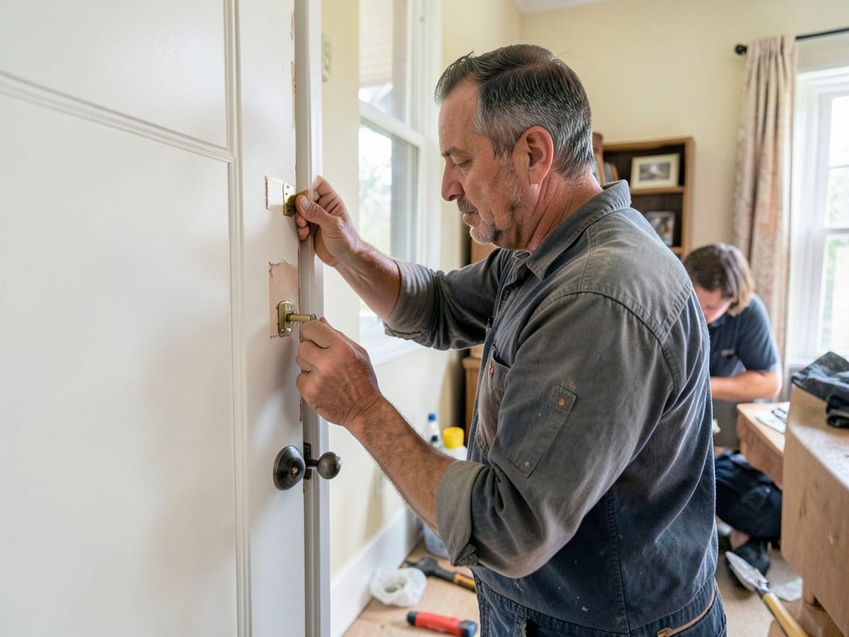 After the work: Door Repairs