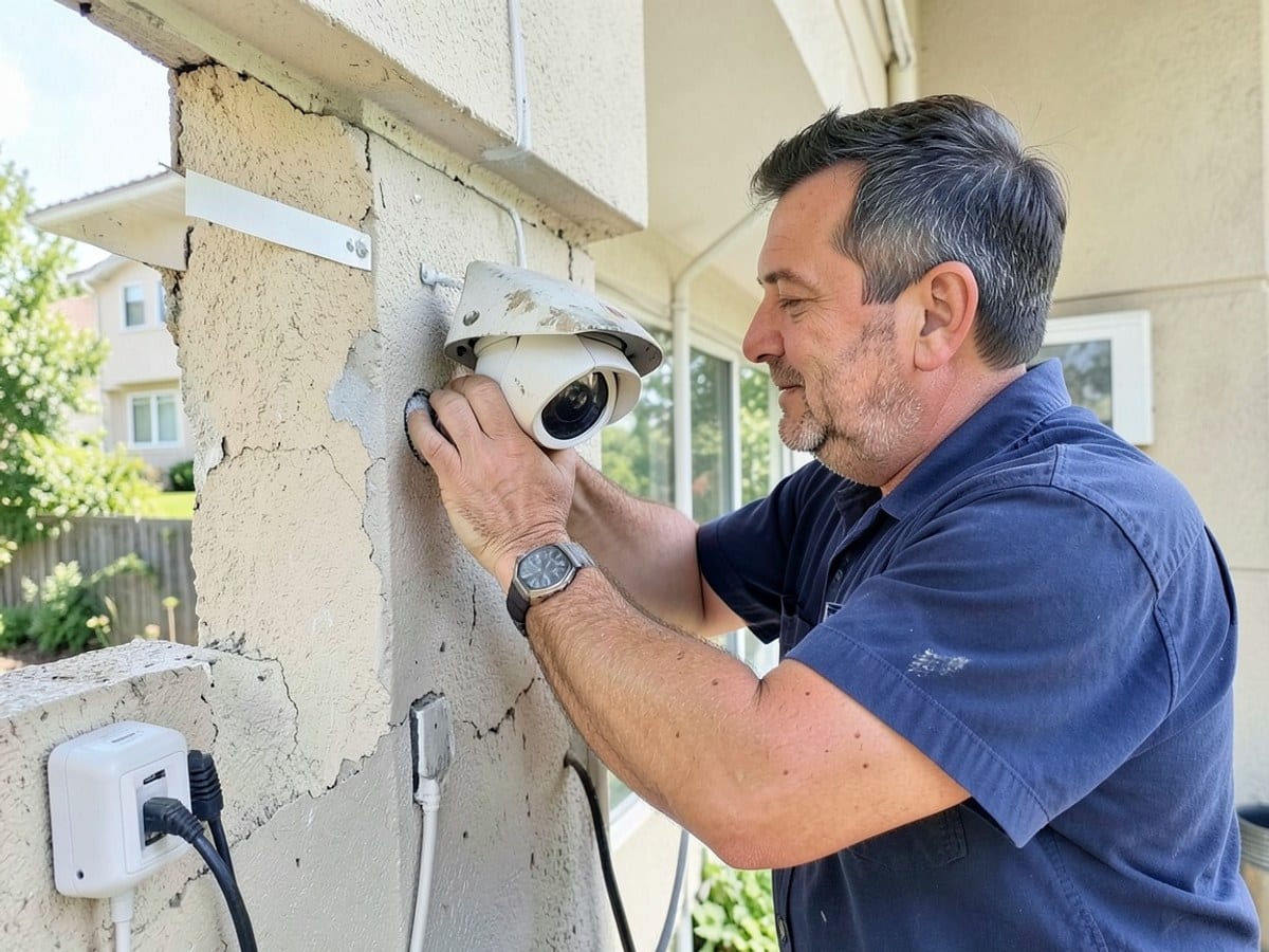 Before the work: Alarm System Installation