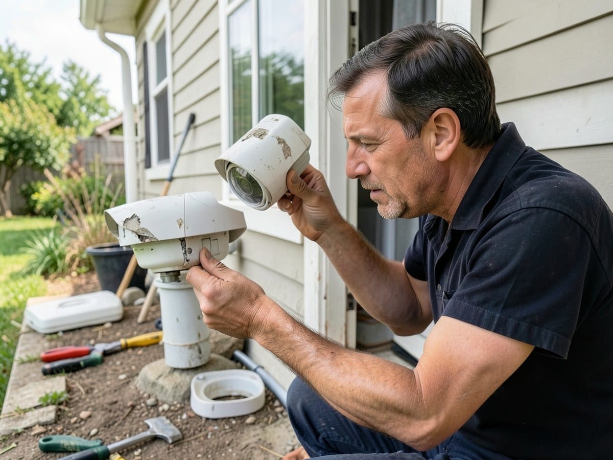 Before the work: Alarm System Installation