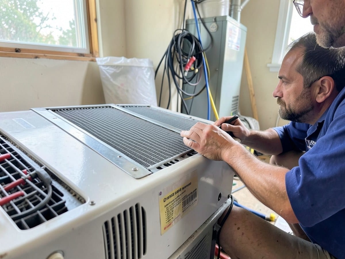 After the work: Heating Repair