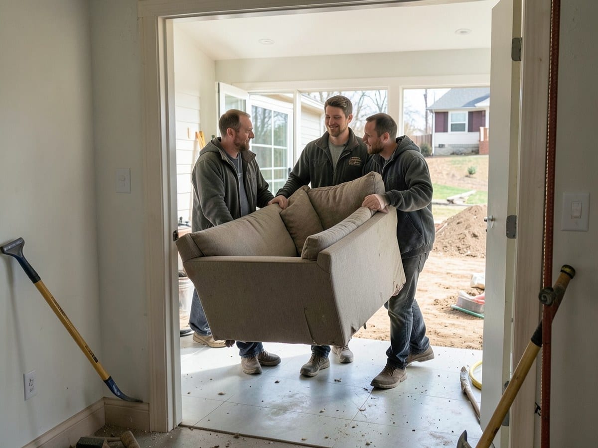 After the work: Household Junk Removal