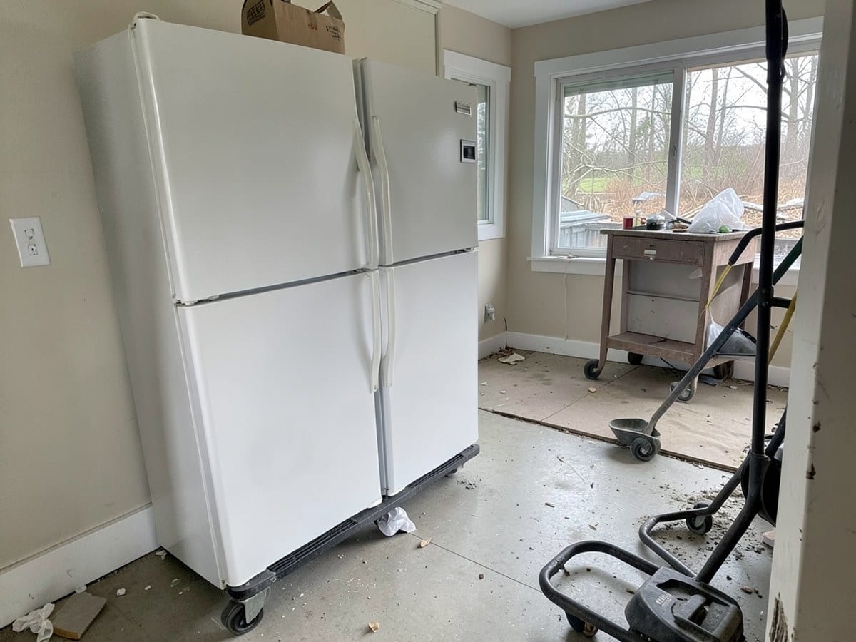 After the work: Furniture Removal