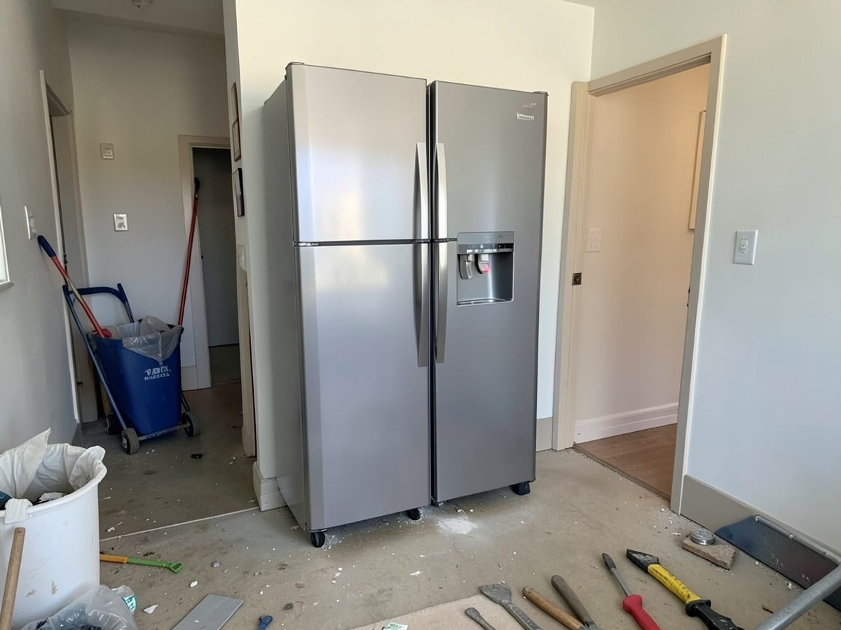 After the work: Furniture Removal