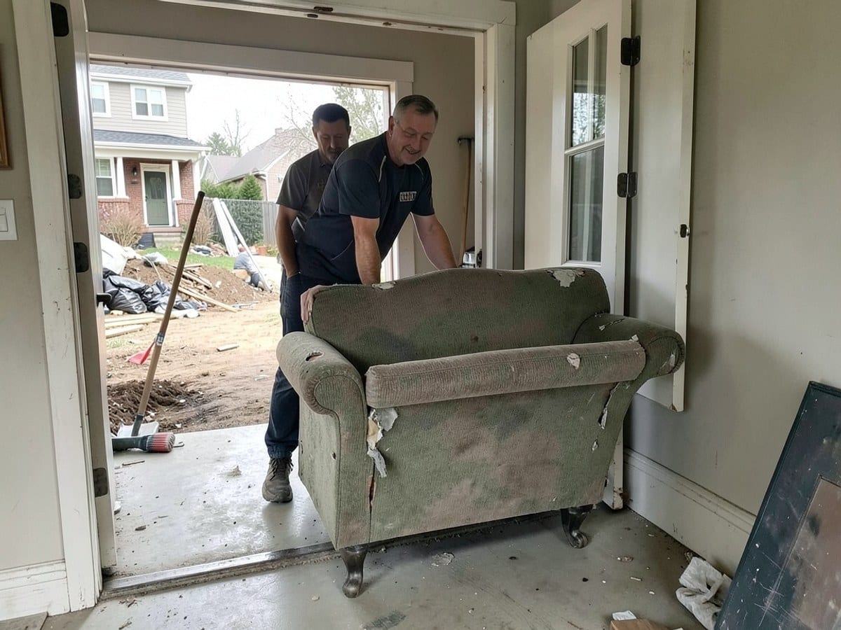 Before the work: Household Junk Removal