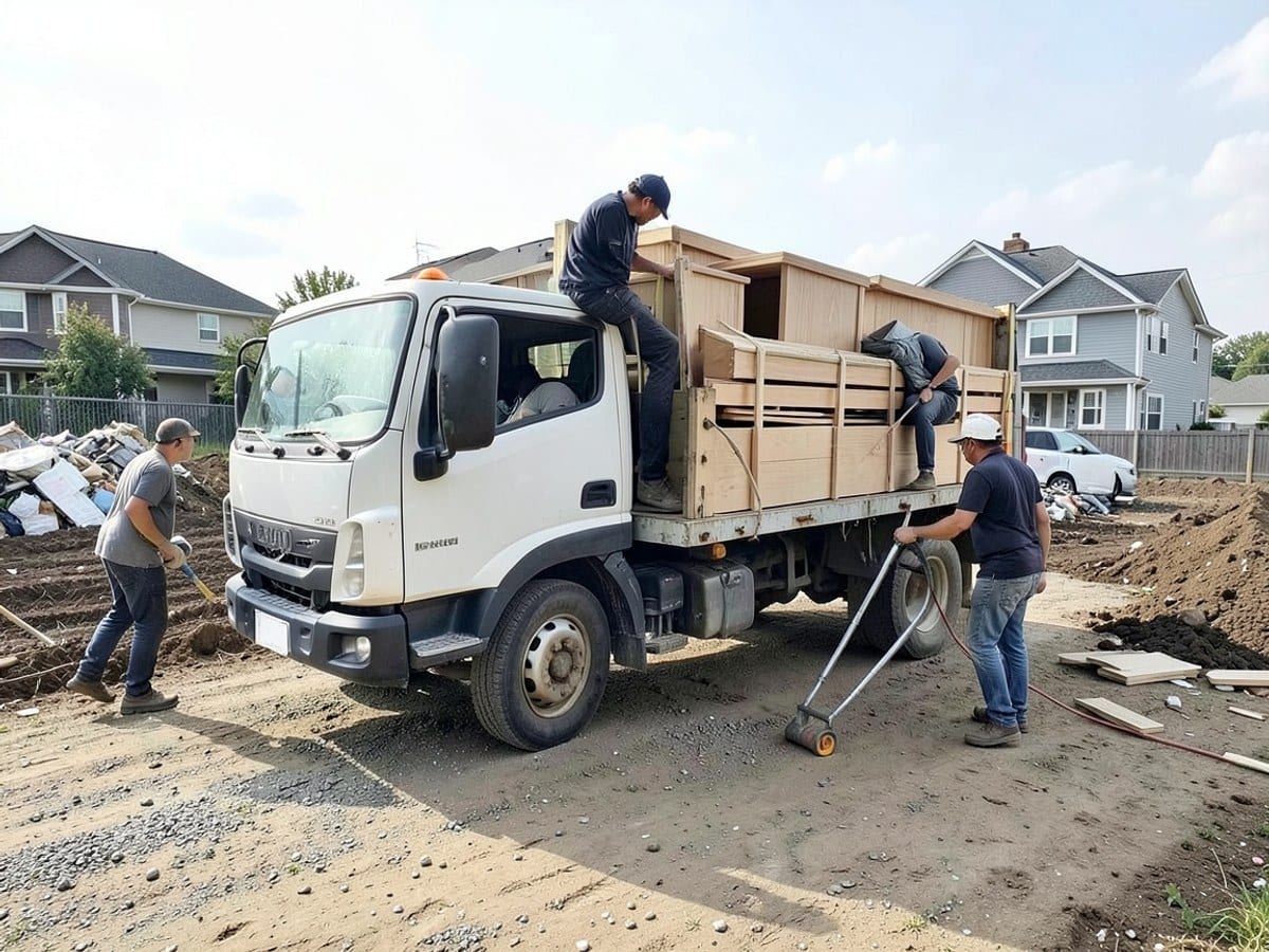 Before the work: Furniture Removal