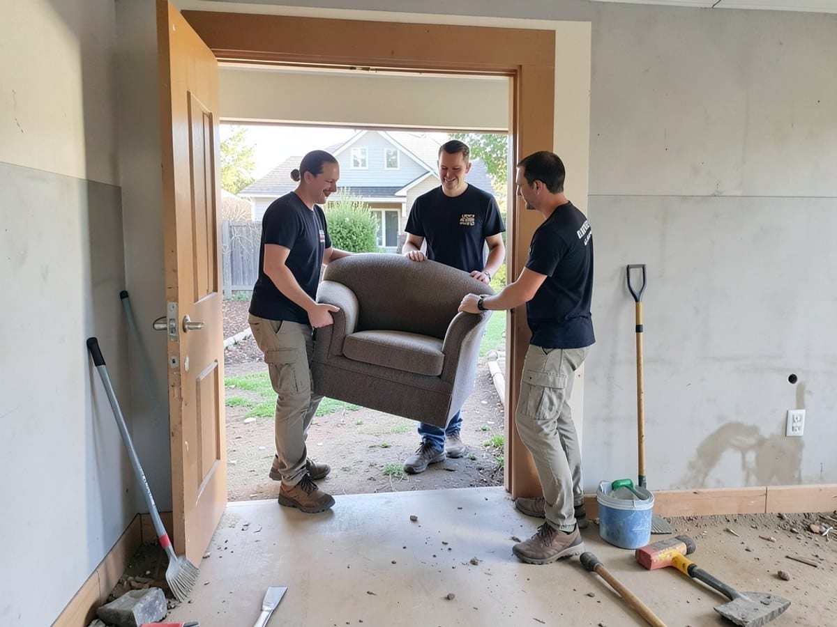 After the work: Household Junk Removal