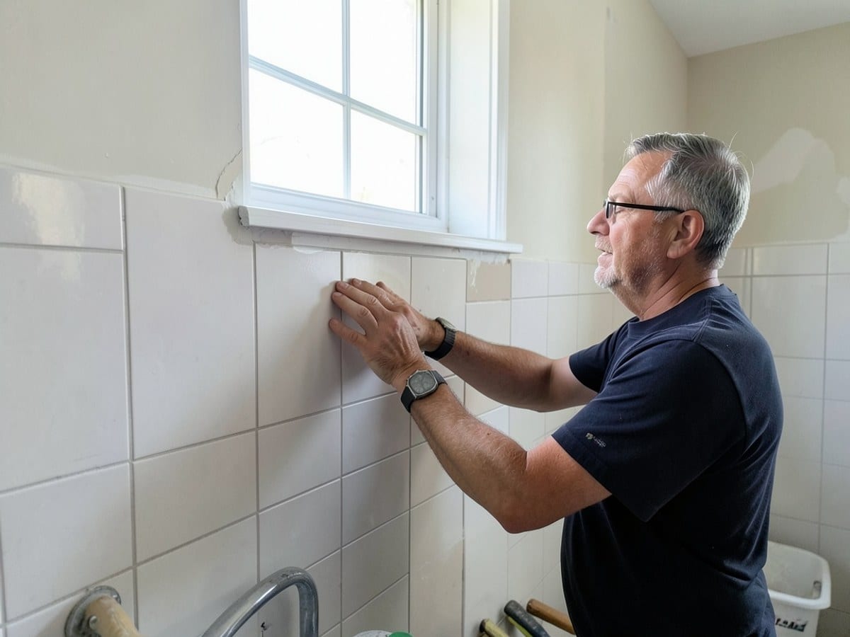 After the work: Bathroom Remodeling