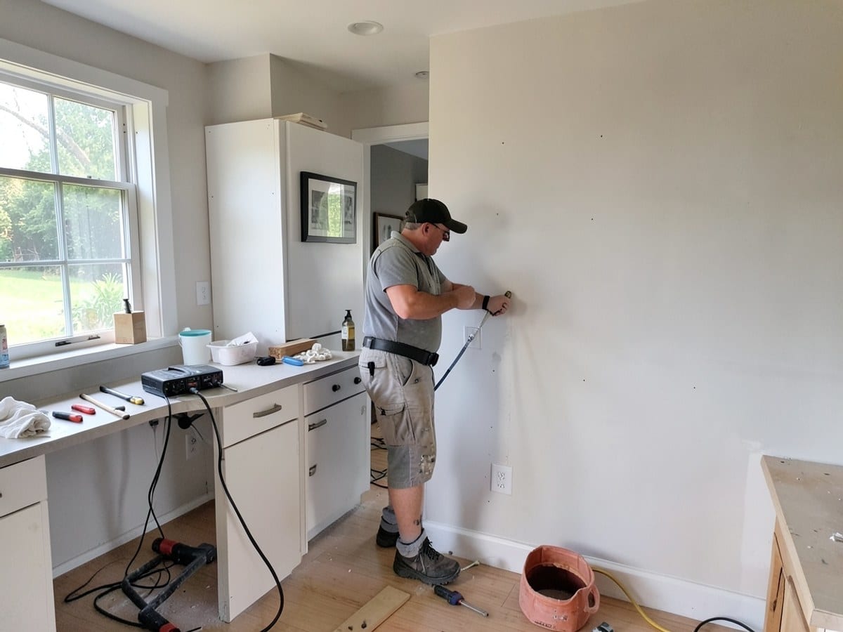 After the work: Kitchen Remodeling