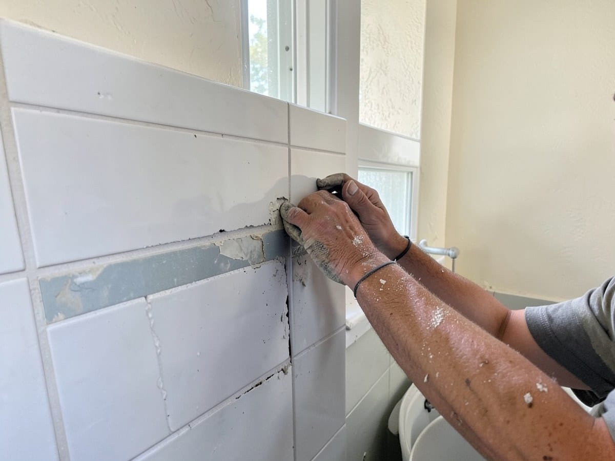 Before the work: Bathroom Remodeling