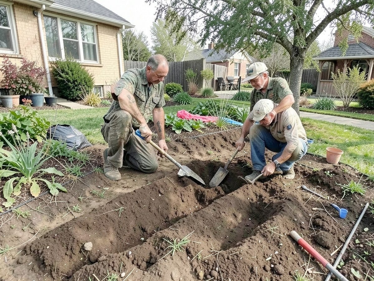 Before the work: Landscape Design