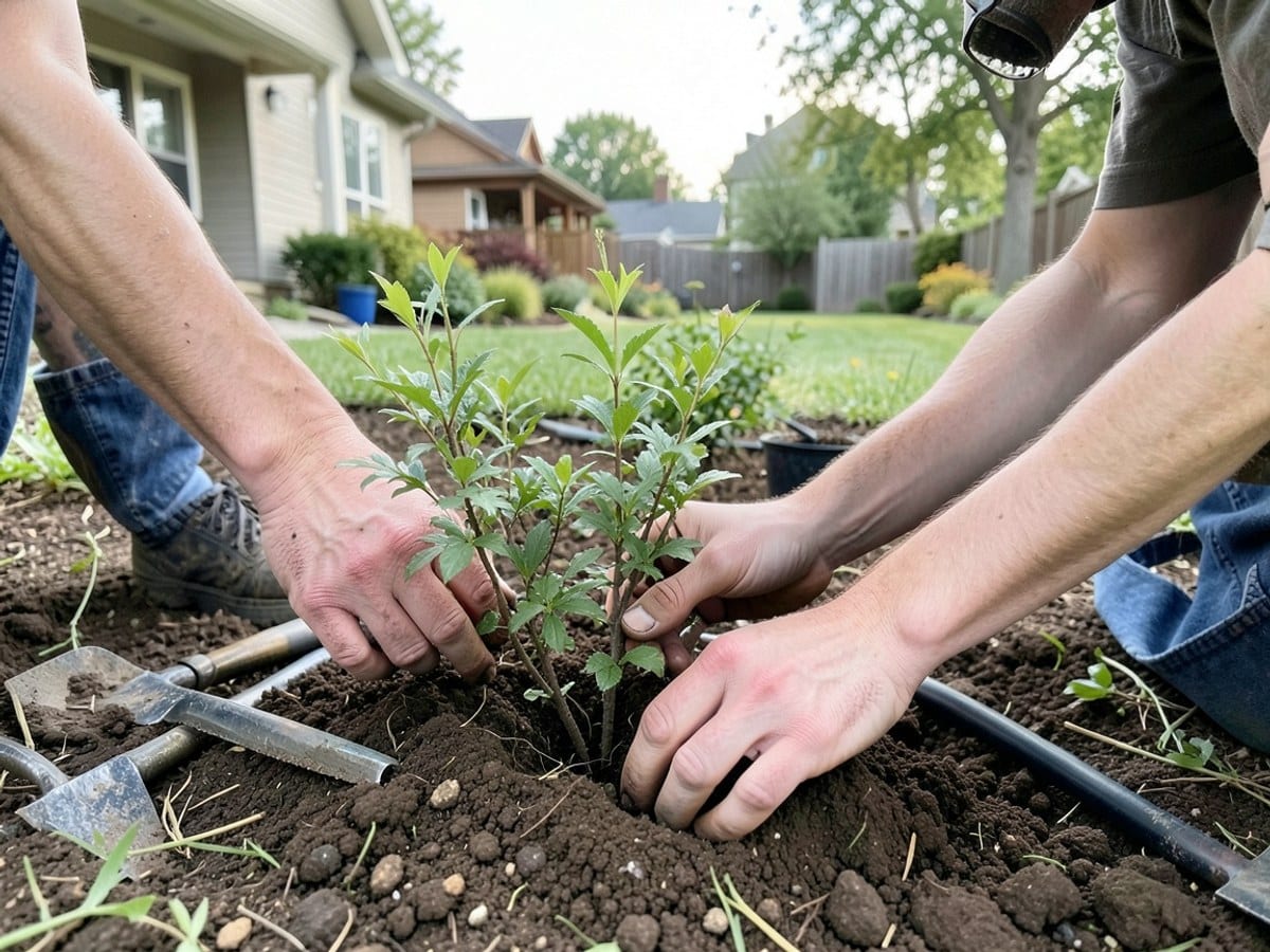 After the work: Lawn Installation