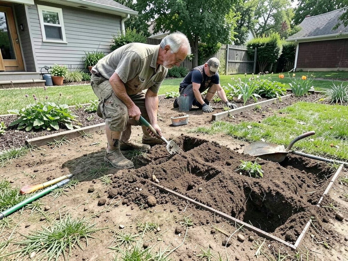 Before the work: Landscape Design