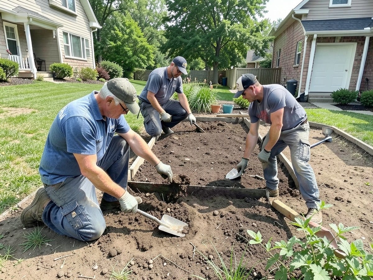 After the work: Landscape Design