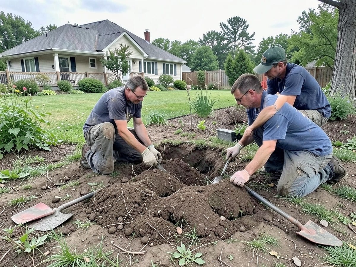Before the work: Landscape Design