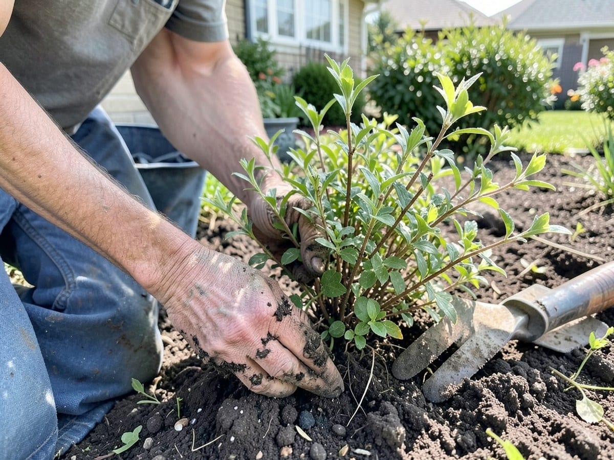 Before the work: Lawn Installation
