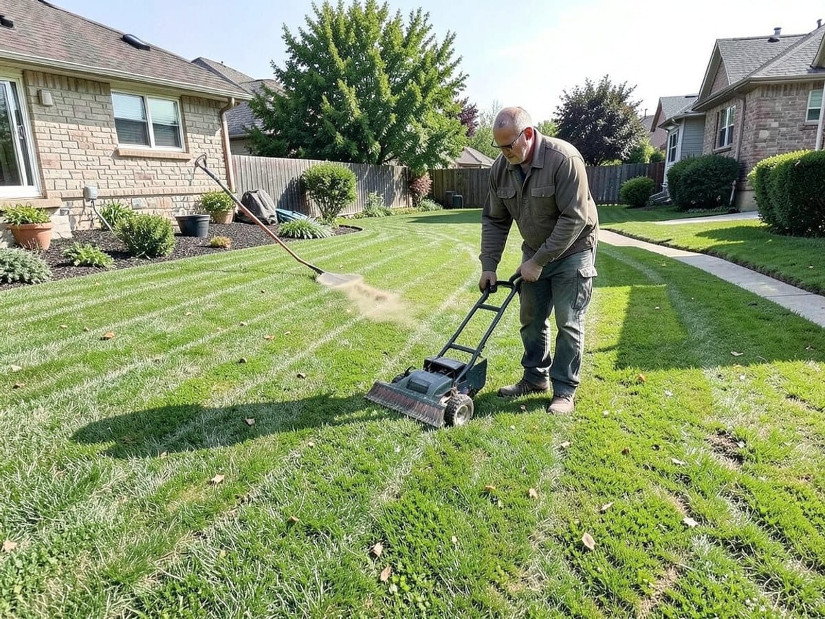 After the work: Lawn Mowing