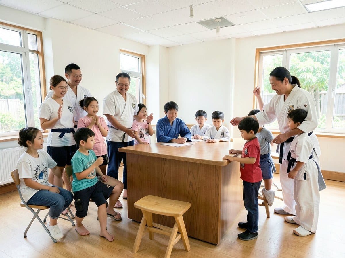 The Sample Martial Arts School Co team